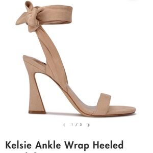 Nine West Kelsie Ankle Wrap Heels